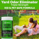 Nature's Pure Edge Yard Odor Eliminator. Perfect for Artificial Grass, Patio, Kennel, and Lawn. Instantly Removes Stool and Urine Odor. Long Lasting. Kid and Pet Safe.
