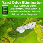 Nature's Pure Edge Yard Odor Eliminator. Perfect for Artificial Grass, Patio, Kennel, and Lawn. Instantly Removes Stool and Urine Odor. Long Lasting. Kid and Pet Safe.
