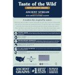 Taste Of The Wild Ancient Stream Canine Recipe With Smoke-Flavored Salmon And Ancient Grains 28lb