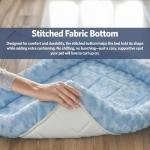 MidWest Homes for Pets QuietTime Fashion Dog Bed – Blue Faux Fur Bolster, Ultra-Soft and Machine Washable, Fits 24-Inch Crates and Carriers, for Small Breed Dogs