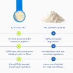 Native Pet Colostrum for Dogs – Bovine Colostrum Powder – Allergy Relief, Immune Support & Itchy Skin Treatment – Dog Multivitamins for Skin & Gut Health – Puppy Milk Replacement & Prebiotic -120 ct.