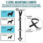 BLUETREE Dog Doorbells Premium Quality Training Potty Great Dog Bells Adjustable Door Bell Dog Bells for Potty Training Your Puppy The Easy Way - 7 Extra Large Loud 1.4 DoorBells