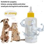 Puppy Kitten Bottle for Nursing, Newborn Baby Dog Cat Rabbit Feeding Bottles with Nipples Feeder Kit