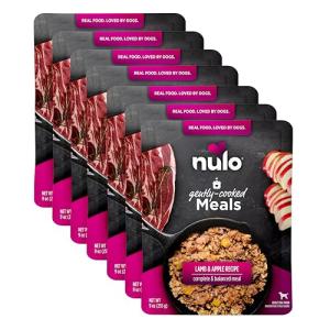Nulo Gently Cooked Meals Lamb & Apple Shelf Stable Fresh Dog Food 9 Ounce, 8 Count