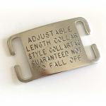 Boomerang Tags Dog Tags Engraved for Pets - Lasts Your Pets Lifetime - Silent Pet Tag, Dog Name Tag Personalized, Durable Stainless Steel Custom ID (Open End Large for 1 Inch Snap Style Collars)