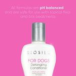BioSilk for Dogs Silk Therapy Dog Detangling Conditioner - Moisturizing Dog Hair Detangler for Dematting, Conditioning Matted Hair and Tangle Remover - Dog Grooming Supplies, 12 Fl Oz