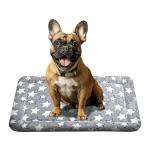 Dog Bed Mat - Comfortable Kennel Pad, Multi-Purpose Crate Bed for Dogs & Cats, Soft Support (Gray, S(24 * 18 * 1.5))