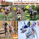 Dog Costumes Pet Cowboy Rider Costumes Pet Knight Style with Doll and Hat Clothes Puppy Halloween Novelty Funny Cosplay Apparel Accessories Outfits for Small Medium Dogs Cats (Large)