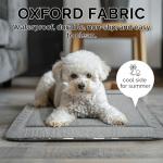 Dog Bed Mat - Comfortable Kennel Pad, Multi-Purpose Crate Bed for Dogs & Cats, Soft Support (Gray, S(24 * 18 * 1.5))