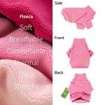 Fitwarm 3 Pack Classic Fleece Dog Sweater, Turtleneck Dog Sweatshirt, Dog Winter Clothes for Small Dogs Girl, Pet Pullover Jumper, Cat Apparel, Pink, Rose, Baby Pink, Medium