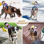 Dog Costumes Pet Cowboy Rider Costumes Pet Knight Style with Doll and Hat Clothes Puppy Halloween Novelty Funny Cosplay Apparel Accessories Outfits for Small Medium Dogs Cats (Large)