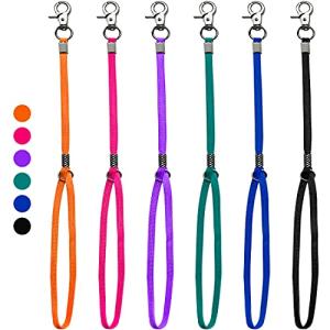 Pet Dog Grooming Loop, Nylon Restraint Noose Adjustable Fixed Dog Cat Safety Tether Straps Dog Grooming Supplies for Pet Grooming Table Bathtub - 6 Pack / 6 Color