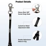 Pet Dog Grooming Loop, Nylon Restraint Noose Adjustable Fixed Dog Cat Safety Tether Straps Dog Grooming Supplies for Pet Grooming Table Bathtub - 6 Pack / 6 Color