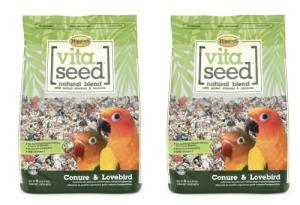 Higgins 2 Pack of Vita Seed Natural Blend Conure and Lovebird Food, 5 Pounds Each