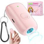 Mini ultrasonic dog bark deterrent device, effectively stops unwanted barking with 50ft Long Range,pain free training & behavior aid for indoor/outdoor use,rechargeable portable dog barking stopper