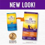 Wellness Complete Health Adult Dry Cat Food for Indoor and Outdoor Cats, Wholesome Grains, Natural, Chicken & Chicken Meal (5 Pound Bag)