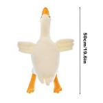 Nixegym Large Plush White Duck Dog Toy, Realistic Goose Design Dolls Suitable for Dogs Chew and Play, Best Indoor Puppies and Senior Pups (50cm 19.69inch)