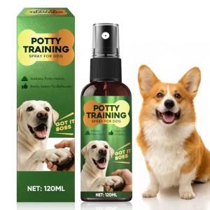 Fancy Pets Potty Training Spray for Dogs, Dog Deterrent Spray, Address Canine Inappropriate Elimination Habits for Indoor & Outdoor Environments, 120ml