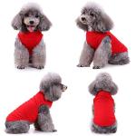 Dog Shirts Pet Clothes Blank Clothing, 3pcs Puppy Vest T-Shirt Sleeveless Costumes, Doggy Soft and Breathable Apparel Outfits for Small Extra Small Medium Dogs and Cats