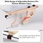 Sturdy Cat Hammock Window Perch with Cushion