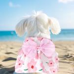 choyaxo Floral Dog Dress Cute Dog Skirt Pet Dress Summer Pet Clothes for Puppy Small Cats