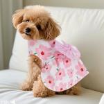 choyaxo Floral Dog Dress Cute Dog Skirt Pet Dress Summer Pet Clothes for Puppy Small Cats