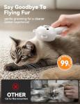 FEELNEEDY Cat Steam Brush, Brushes for Indoor Cats with Release Button, Dual Speed Spray USB Rechargeable Grooming Supplies, Cat Brush for Shedding Suitable for All Long-haired and Short-haired Pets