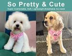 SuperBuddy Upgraded Soft Mesh Dog Harness, Super Breathable Lightweight Pet Harnesses for Puppy Dogs Outdoor Walking, Pink Dog Harness and Dog Leash Set Packing -XSmall