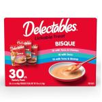Hartz Delectables Bisque Variety Pack Lickable Cat Treat, 30 Count (Pack of 1)
