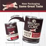Wellness CORE Digestive Health Beef Grain Free Wet Dog Food, 13 Ounce Can (Pack of 12)