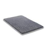 XL Dog Bed for Crate High Resilience Foam Crate Pad Mat for Large Dogs Washable Anti-Slip,41" x 27",Dark Gray