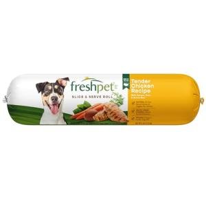Freshpet Fresh Dog Food, Slice & Serve Roll, Tender Chicken Recipe, 6 lb.