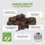 Only Natural Pet Hemp Hip & Joint Support for Dogs - Supplement for Mobility Wellness Pain Relief Healthy Inflammatory & Bone Stiffness - Chews w/Fatty Acid Blend Mussels & Turmeric - 120 Count (H/J)