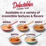 Hartz Delectables Stew Lickable Wet Cat Treats for Adult & Senior Cats, Variety Pack, 30 Count