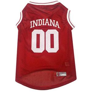 Pets First NCAA Basketball Pet Jersey INDIANA HOOSIERS Dog Jersey, X-Large (IND-4020-XL)