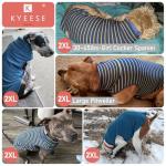 KYEESE 2Pack Dog Sweater Soft Dog Sweaters for Medium Dogs Boy Stretchy Large Pet Sweater Turtleneck Dogs Clothes Pullover Pets Sweatshirt Warm Pet Coats