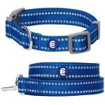 Blueberry Pet Essentials Reflective Dog Collar & Leash Set, Adjustable for Small Dogs | Safe Walking Gear for Pet Parents, Puppy Training & Daily Use SmallDogs, Navy