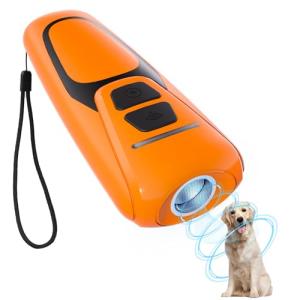 Dog Bark Deterrent Devices, Ultrasonic Anti Barking Device for Dogs, Up to 50FT Long Range Rechargeable Bark Control Safe for Dogs & Human Portable Indoor Outdoor, Dog Training & Behavior Aids