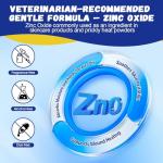 Ninibabie Dog Ear Hair Removal Kit - Ear Powder,Blunt Tip Grooming Scissors&Tweezers Set - Safe Hair Plucking Tool for Dogs,Ear Cleaner for Itching,Infection Treatment for Poodles, Doodles