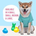 Peeps for Pets Call My Peeps Dog T Shirt - Teal Blue Dog T Shirt for Dogs Soft and Comfortable Machine Washable Dog Shirt - Officially Licensed Peeps Pet Dog Clothing,FF16040