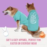Peeps for Pets Call My Peeps Dog T Shirt - Teal Blue Dog T Shirt for Dogs Soft and Comfortable Machine Washable Dog Shirt - Officially Licensed Peeps Pet Dog Clothing,FF16040