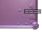 Hoki Found Silicone Pet Food Mats Tray - High-Lips Pet Dog Cat Bowl Mats - Pet Feeding Mat - Waterproof Dog Cat Food Mats -Pet Water Mats for Floors - Amethyst