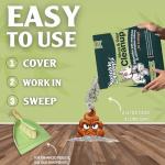 Dog Pee Cleaner | Pet Accident Cleanup Powder | Vomit Cleanup Kit for Hard Surfaces | Puppy Potty Training Aid | Dog Diarrhea Accident Absorbent | Non-Toxic Odor Remover