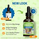 Pet Wellbeing Young at Heart for Dogs - Senior Heart Health Support, Cardiovascular Wellness & Vitality - NASC Certified & Vet-Formulated - 2 oz Liquid Formula