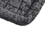 MidWest Homes for Pets QuietTime XXS Dog Bed – Gray Faux Fur Bolster, Ultra-Soft and Machine Washable, Fits 18-Inch Crates and Carriers, for Small Dogs and Cats