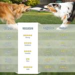 Luampo Tough Dog Toy for Aggressive Chewers, Durable UHMWPE Fabric Chew Toy with Squeaky, Plush Companion for Small Medium Large Dogs - Dolphin