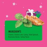 Bonkers Purrpops Christmas Themed Freeze Dried Chicken Flavor Lollipop Cat Treats for All Breeds and Ages, Value Pack (11 Pack, 55 Pieces)