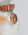 Personalized Lovely Symbols Dog Tags and Cat Tags Custom Engraved Stainless Steel Pet ID Tag (X-Small, Black)