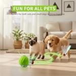 uMadeUs Cat Toys for Indoor Cats – Automatic Kitten Interactive Toy with Speedy Ball Tail as Pet Mental Stimulation - Kittens Small Dogs and Bored Adult Dog Balls to Keep Them Busy 2026 (Green Ball)