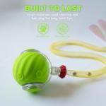 uMadeUs Cat Toys for Indoor Cats – Automatic Kitten Interactive Toy with Speedy Ball Tail as Pet Mental Stimulation - Kittens Small Dogs and Bored Adult Dog Balls to Keep Them Busy 2026 (Green Ball)